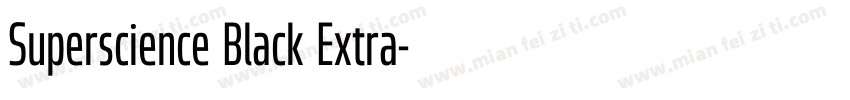 Superscience Black Extra字体转换